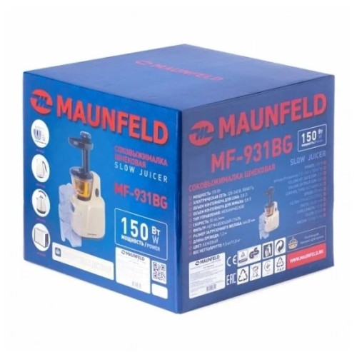 Соковыжималка шнековая MAUNFELD MF-931BG