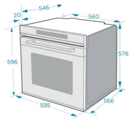 Электрический духовой шкаф MAUNFELD MEOM729PB201
