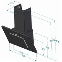 Кухонная вытяжка Akpo Nero 50