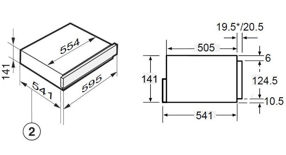 Подогреватель посуды Kuppersberg KWD 600 Black