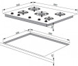 Газовая варочная панель Hansa BHGI 63130