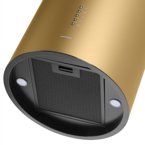 Островная вытяжка Maunfeld Lee Isla 39 gold