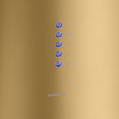 Островная вытяжка Maunfeld Lee Isla 39 gold