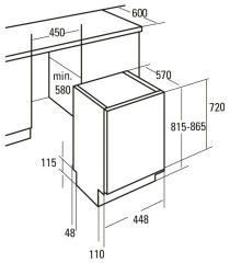 Посудомоечная машина Cata LVI45009