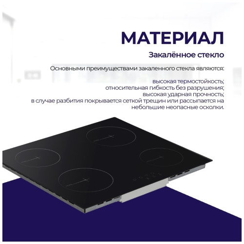 Электрическая варочная панель Delvento V60D14S001