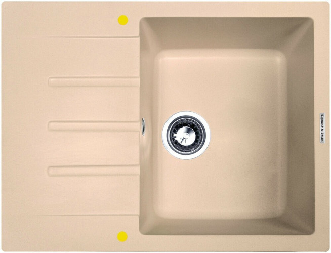 Кухонная мойка Zigmund & Shtain Rechteck 645 топленое молоко