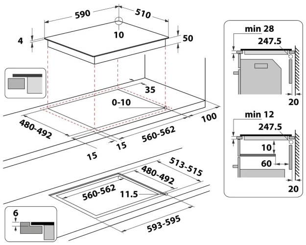 Индукционная варочная панель Hotpoint-Ariston HQ 1760S NE