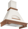 Кухонная вытяжка Elikor Бельведер Флореале 60П 650 П3Д бежевый бук орех