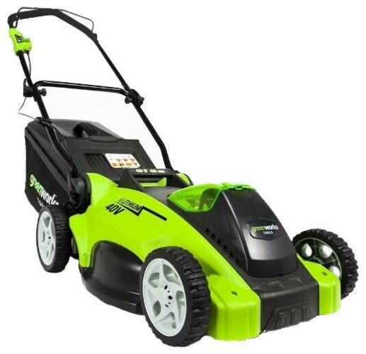 Газонокосилка электрическая greenworks 2500007 G-MAX 40V 40 cm 3-in-1
