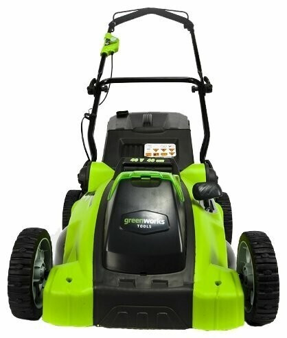 Газонокосилка электрическая greenworks 2500007 G-MAX 40V 40 cm 3-in-1