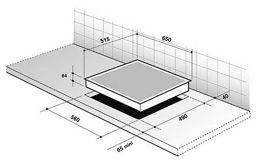 Индукционная варочная панель De Dietrich DPI 7670 W