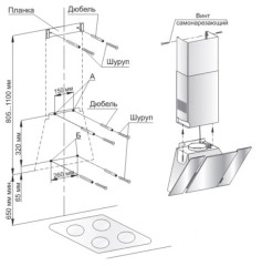 Кухонная вытяжка Gefest ВО 3603 К19