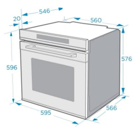Электрический духовой шкаф MAUNFELD MEOM729PB2