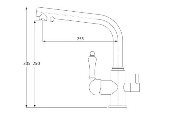 Смеситель для кухни Kaiser Vincent 31144
