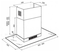 Кухонная вытяжка Korting KHC 9675 GX