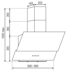 Кухонная вытяжка DACH NUBIA 90