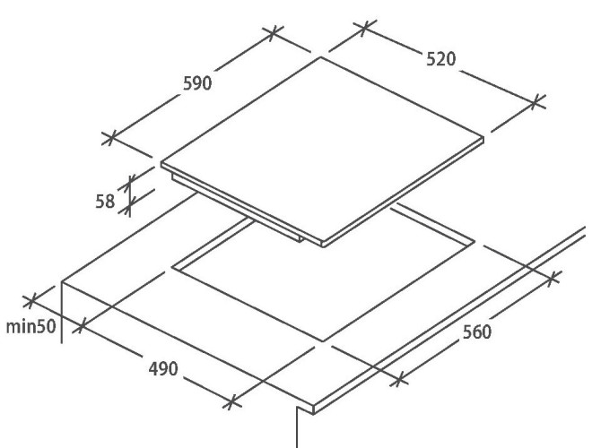 Индукционная варочная панель Candy CI642CBB/1