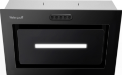 Встраиваемая вытяжка Weissgauff Aura 456 PB Black Glass