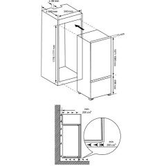 Встраиваемый холодильник Brandt BIC1724ES