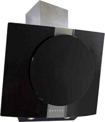 Кухонная вытяжка ELIKOR Графит 80 нержавейка черное стекло