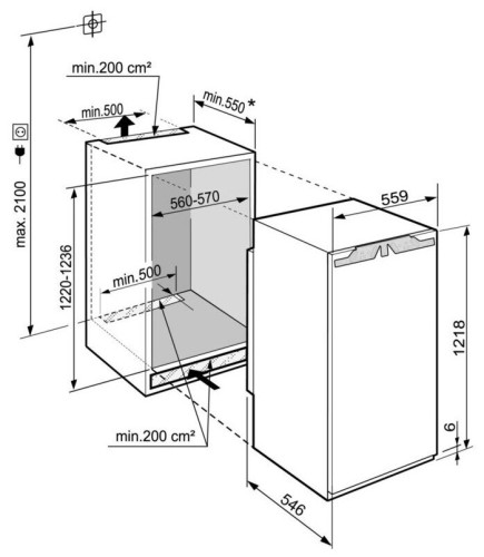 Встраиваемый холодильник Liebherr IRd 4151 20 001