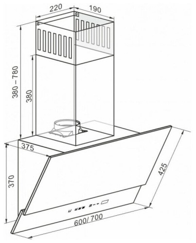 Кухонная вытяжка Kaiser AT 7410 F Eco
