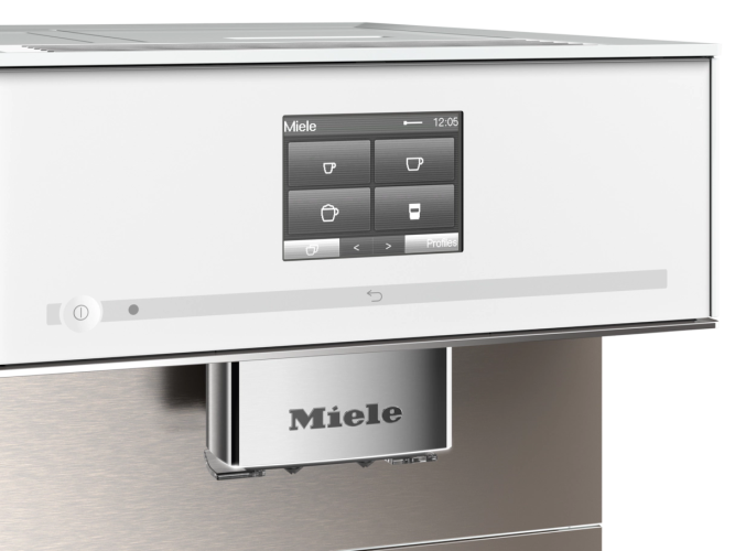 Кофемашина Miele CM 7550 CoffeePassion Brilliant White, бриллиантовый белый