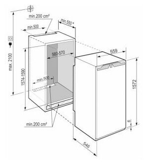 Встраиваемый холодильник Liebherr IRBe 4851