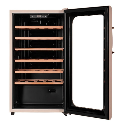 Винный шкаф Zugel ZCWF521DB черный