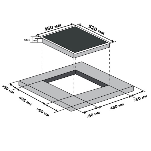 Инфракрасная варочная панель Libhof PH-50453C