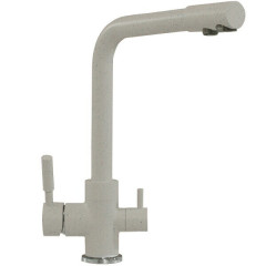 Смеситель для кухни Polygran Высокий серый №14