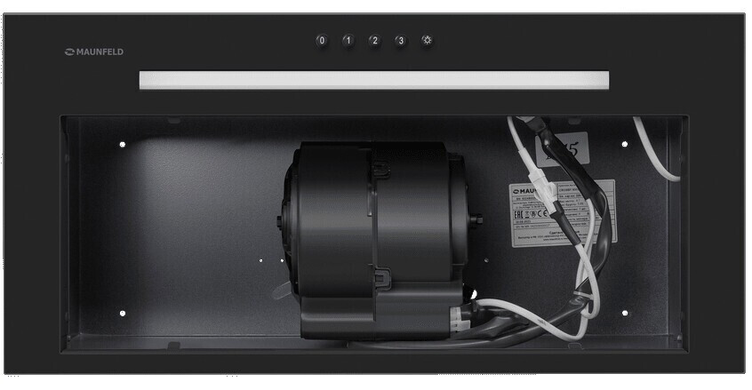 Встраиваемая вытяжка Maunfeld Crosby 850LED черный