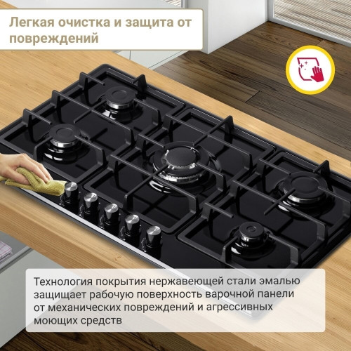 Газовая варочная панель Simfer H90W51O572