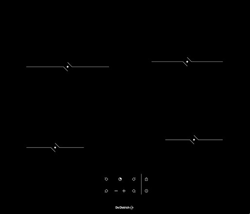 Электрическая варочная панель De Dietrich DPV4601B
