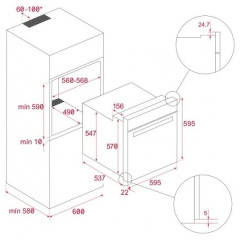 Электрический духовой шкаф Teka HCB 6535 BK