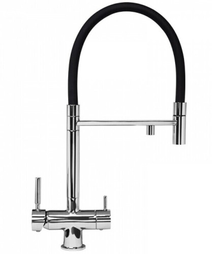 Смеситель для кухни Zigmund & Shtain ZS 2300 нержавейка полированная