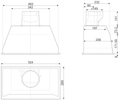 Встраиваемая вытяжка Smeg KSEG5XSA