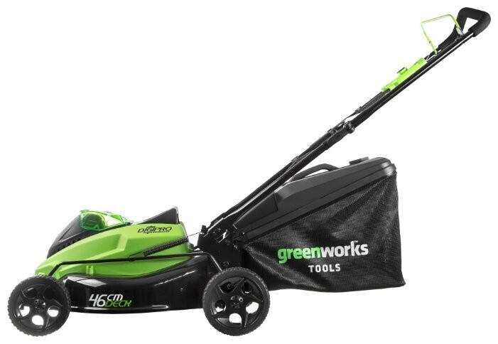 Газонокосилка электрическая greenworks 2500407 GD40LM45 G-MAX 40V 18-Inch DigiPro без АКБ и ЗУ
