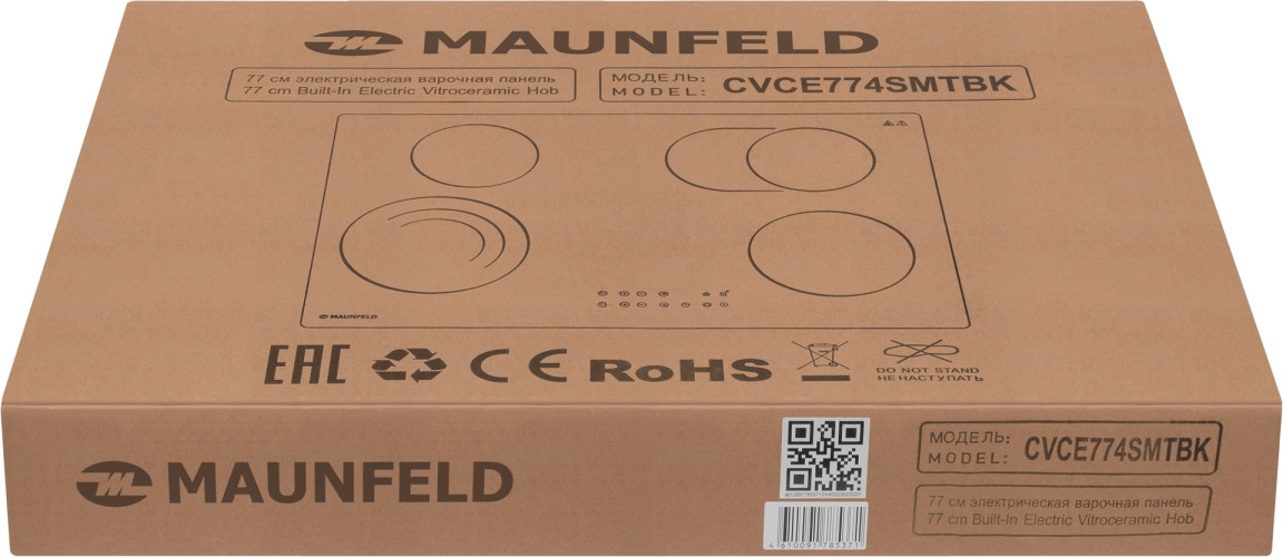 Электрическая варочная панель MAUNFELD CVCE774SMTBK