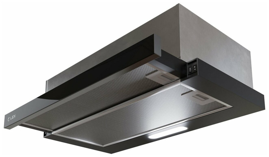 Встраиваемая вытяжка Lex Honver G 2M 600 Black