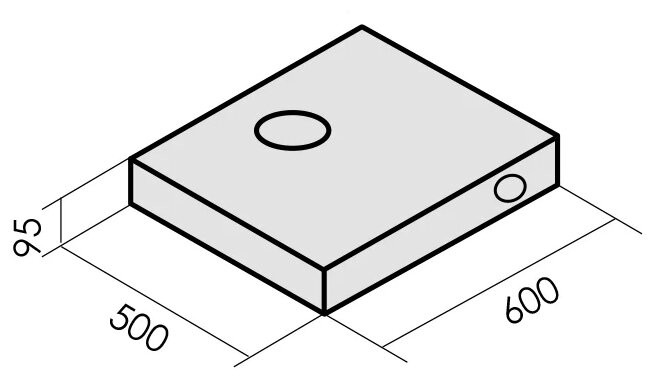 Подвесная вытяжка MBS Vallota 160 Inox