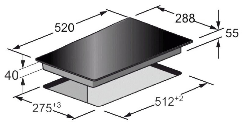 Индукционная варочная панель Kaiser KCT 3726 FIW