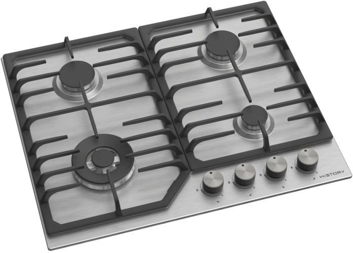 Газовая варочная панель HiSTORY HGE 643C FIX