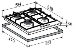 Газовая варочная панель Zigmund Shtain M 23 6 B