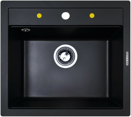 Кухонная мойка Zigmund & Shtain Platz 560 черный базальт