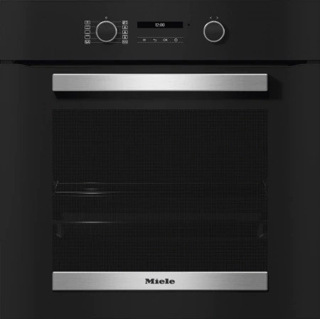 Электрический духовой шкаф Miele H 2465 B Active ObsidianBlack EL, черный обсидиан/серебристый
