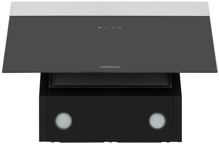 Кухонная вытяжка KRONA KRISTEN 600 black inox S