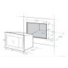 Встраиваемая микроволновая печь Midea TG925BW7-I2