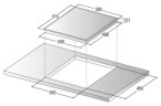 Электрическая варочная панель Korting HI 62022 B