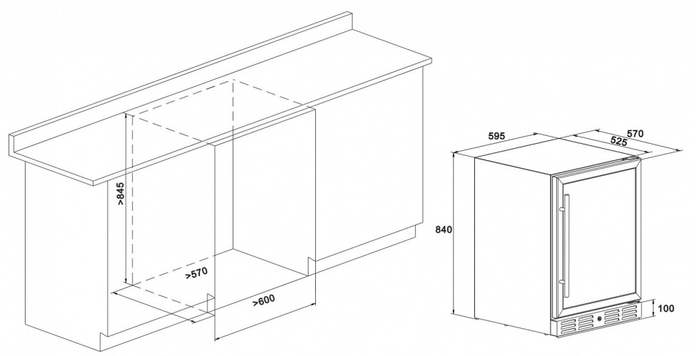Винный шкаф Cellar Private CP012-2W